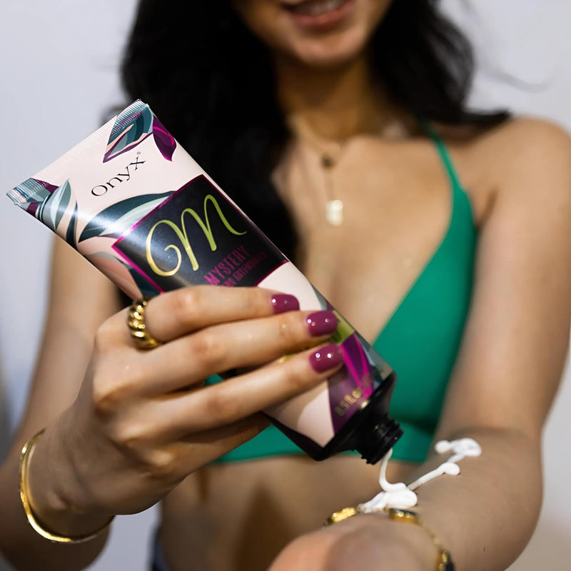 Onyx Mystery Solariumcreme - Bräunungsbeschleuniger ohne Selbstbräuner - Melanin & Kollagen Boost fü