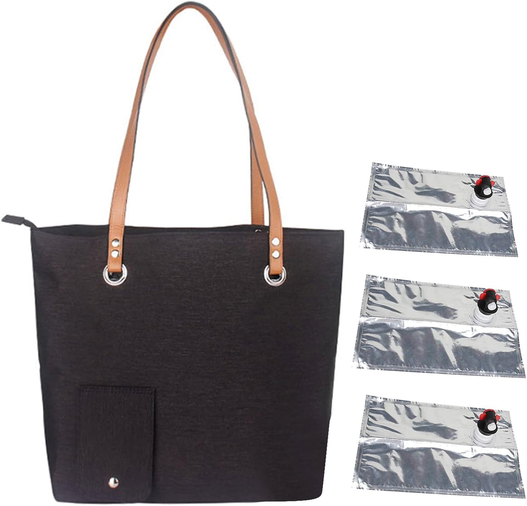 Weinhandtasche, Weintasche, Wein Handtasche Tragbare Weinhandtasche Mit Zapfhahn, Wein Einkaufstasch