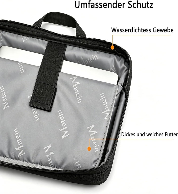 MATEIN Laptophülle 15,6 Zoll, Laptop Hülle Wasserdicht Laptoptasche Schutzhülle mit Griff, Laptop Sl