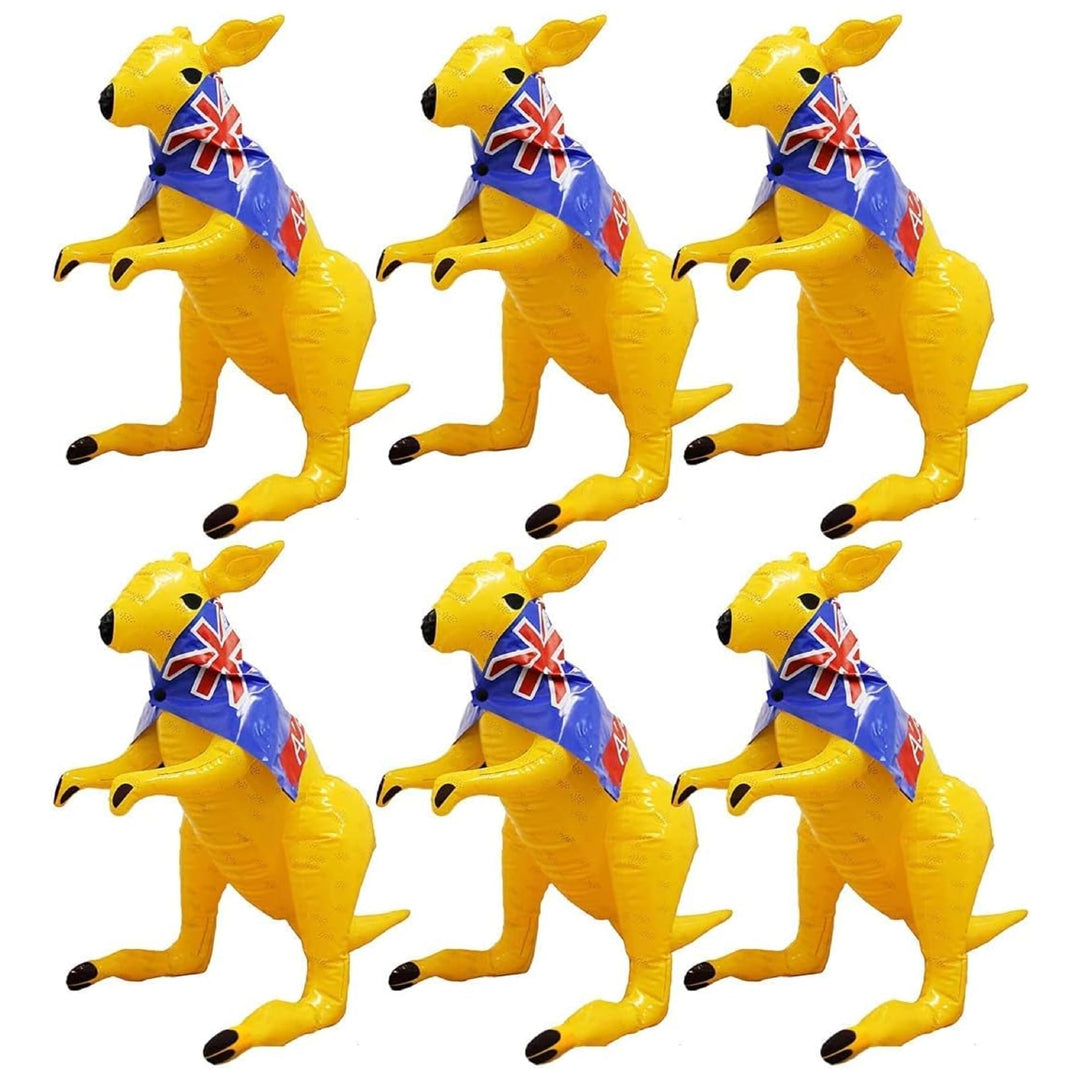 I LOVE FANCY DRESS LTD Aufblasbare gelbe Känguru-Requisite – 70 cm hoch australische Känguru-Requisi