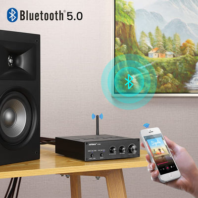 AIYIMA A300 TPA3255 Bluetooth 5.0 300x2 Leistungsverstärker 2.0/2.1-Kanal-Stereoverstärker mit aktiv