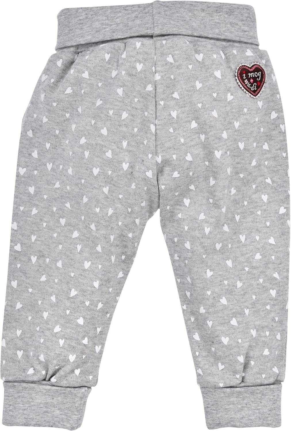 BONDI Laufhose ´I mog di´ Tracht Baby Mädchen Artikel-Nr.86766 92 Grey-melange, 92 Grey-melange