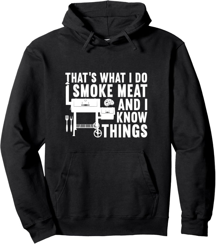 Ich räuchere Fleisch und weiss Dinge BBQ Grill Pullover Hoodie