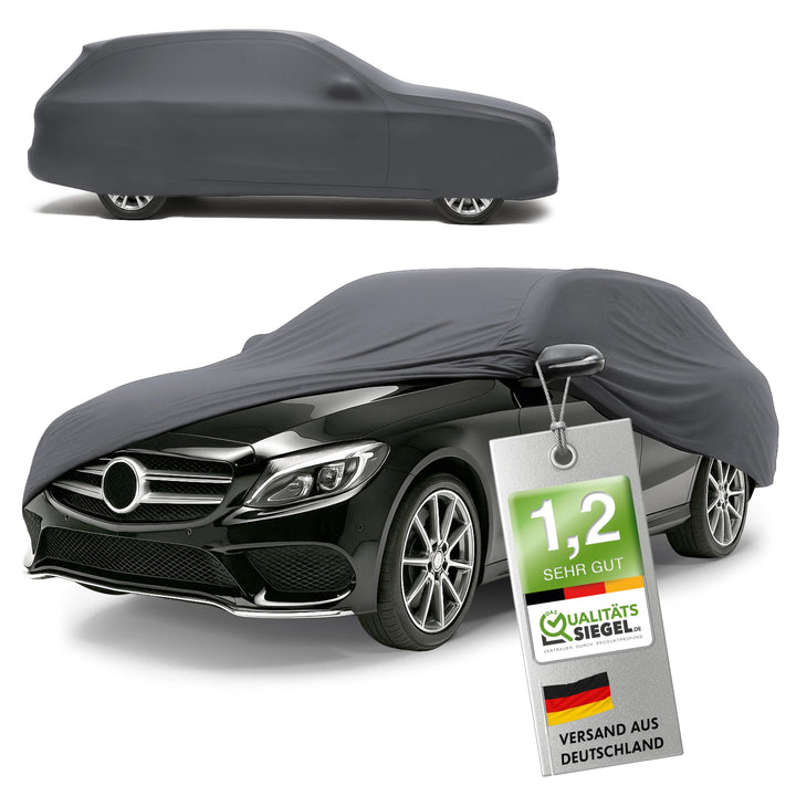 Walser Premium Abdeckung Auto Indoor Stretch Plus Qualitätssieger Sehr Gut* Autoabdeckung Winter Aut
