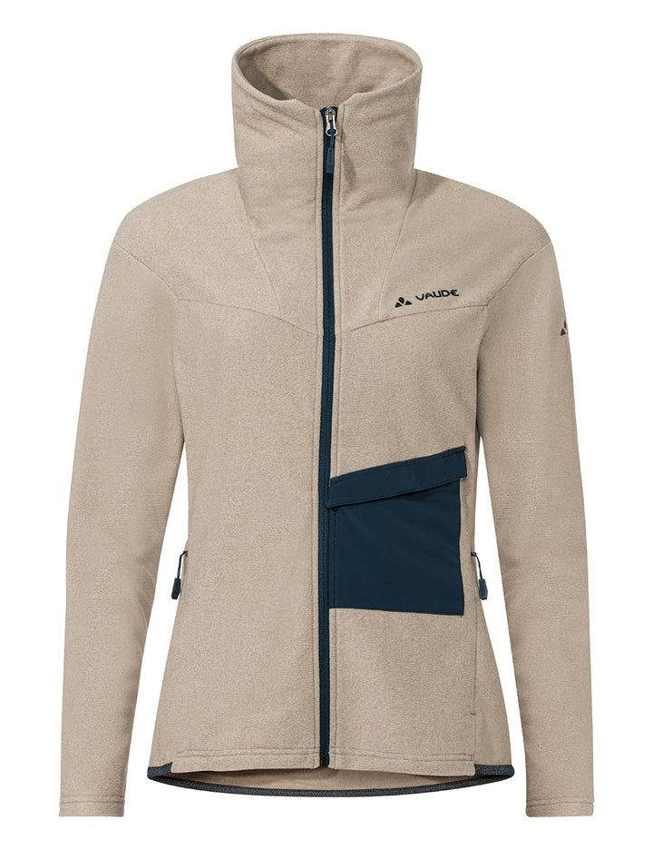 VAUDE Damen Women's Yaras Fleece Jacket Jacke 40 linen, 40 linen