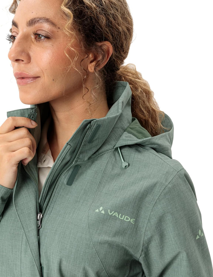 VAUDE Regenjacke - Rosemoor Jacket II, Regenjacke Damen wasserdicht und atmungsaktiv, funktionale 2-