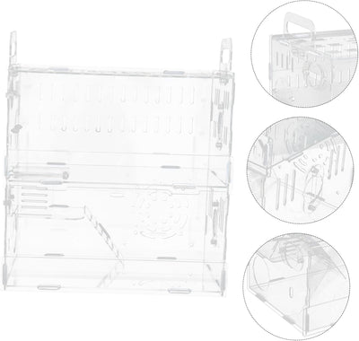 Mipcase 1stk Hamsterkäfig Kleintierkäfig Hamsterschloss Rennmauskäfig Lebensraum Zwerghamster Spielz