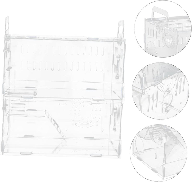 Mipcase 1stk Hamsterkäfig Kleintierkäfig Hamsterschloss Rennmauskäfig Lebensraum Zwerghamster Spielz