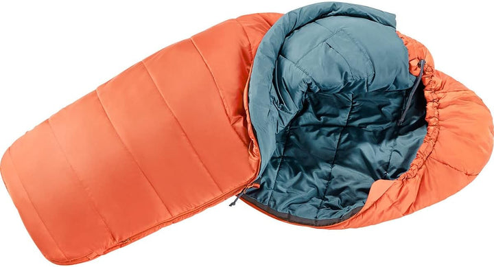 deuter Kinder Schlafsack Starlight Pro 3720221 paprika-slateblue Left Zip, paprika-slateblue Left Zi