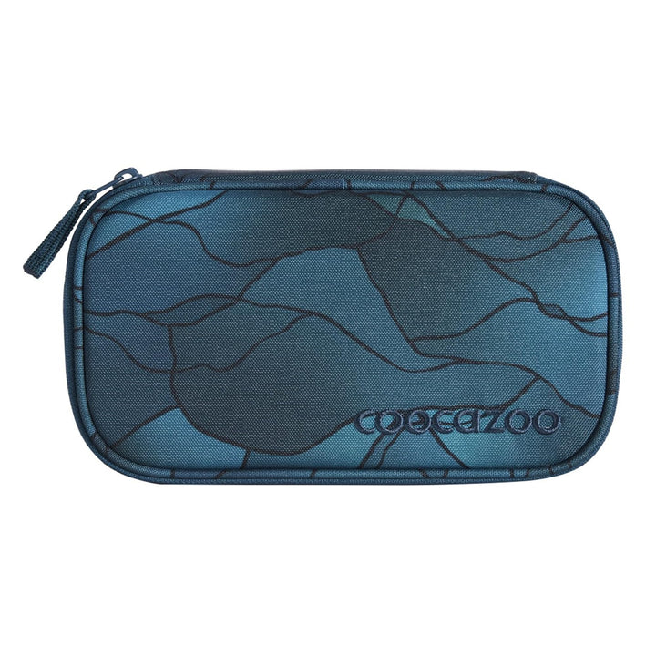 Coocazoo Mäppchen „Crystal Waves”, blau, Federmäppchen, grosses Hauptfach, Reissverschlussfach mit K