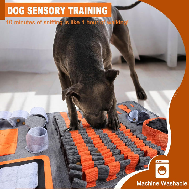 Hund Schnüffelteppich, Schnüffelteppich für Hunde Waschbar Schnüffelmatte Trainingsmatte Riechen Tra