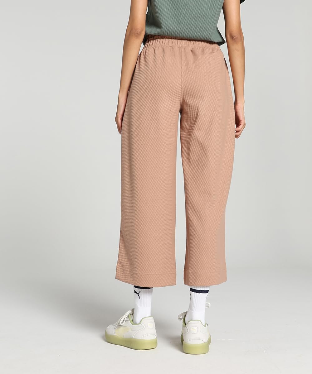 PUMA HER Damen Straight Leg Hose XS Dusty Tan Beige, XS Dusty Tan Beige