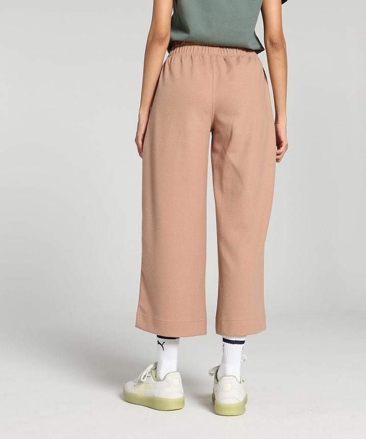 PUMA HER Damen Straight Leg Hose XS Dusty Tan Beige, XS Dusty Tan Beige
