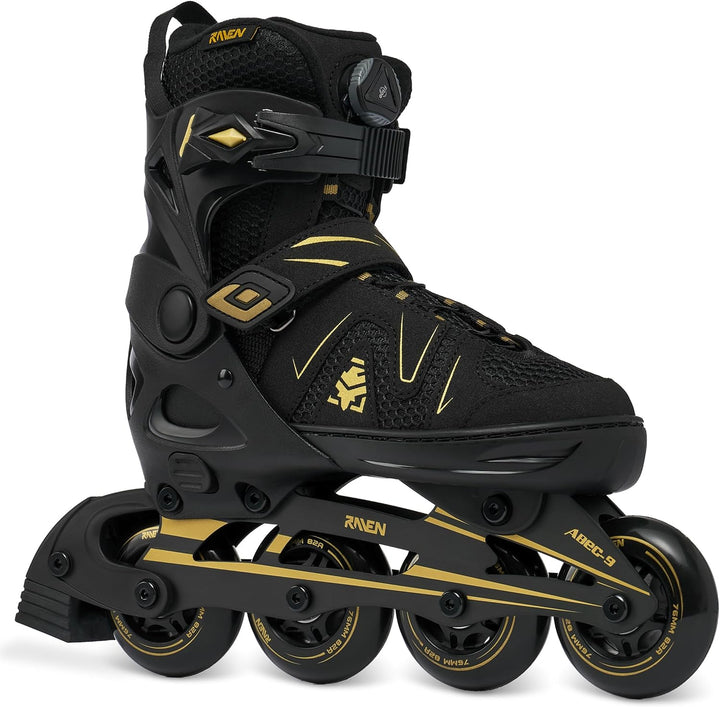 RAVEN Pulse 2in1 Schlittschuhe Inline Skates Inliner für Kinder und Erwachsene verstellbar 43-46 (28