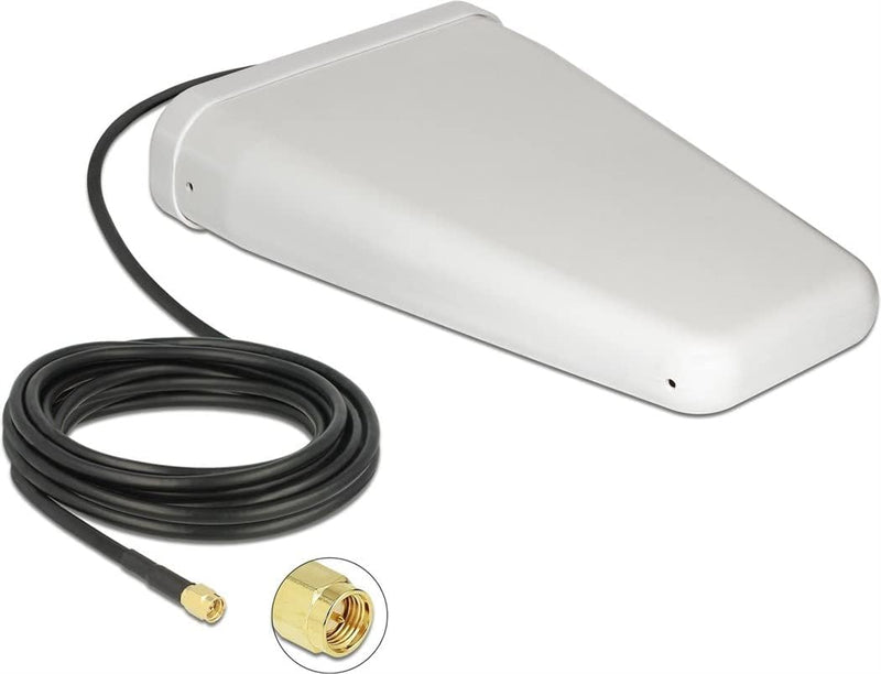 Delock LTE Antenne SMA Stecker 7-9 dBi direktional mit Anschlusskabel