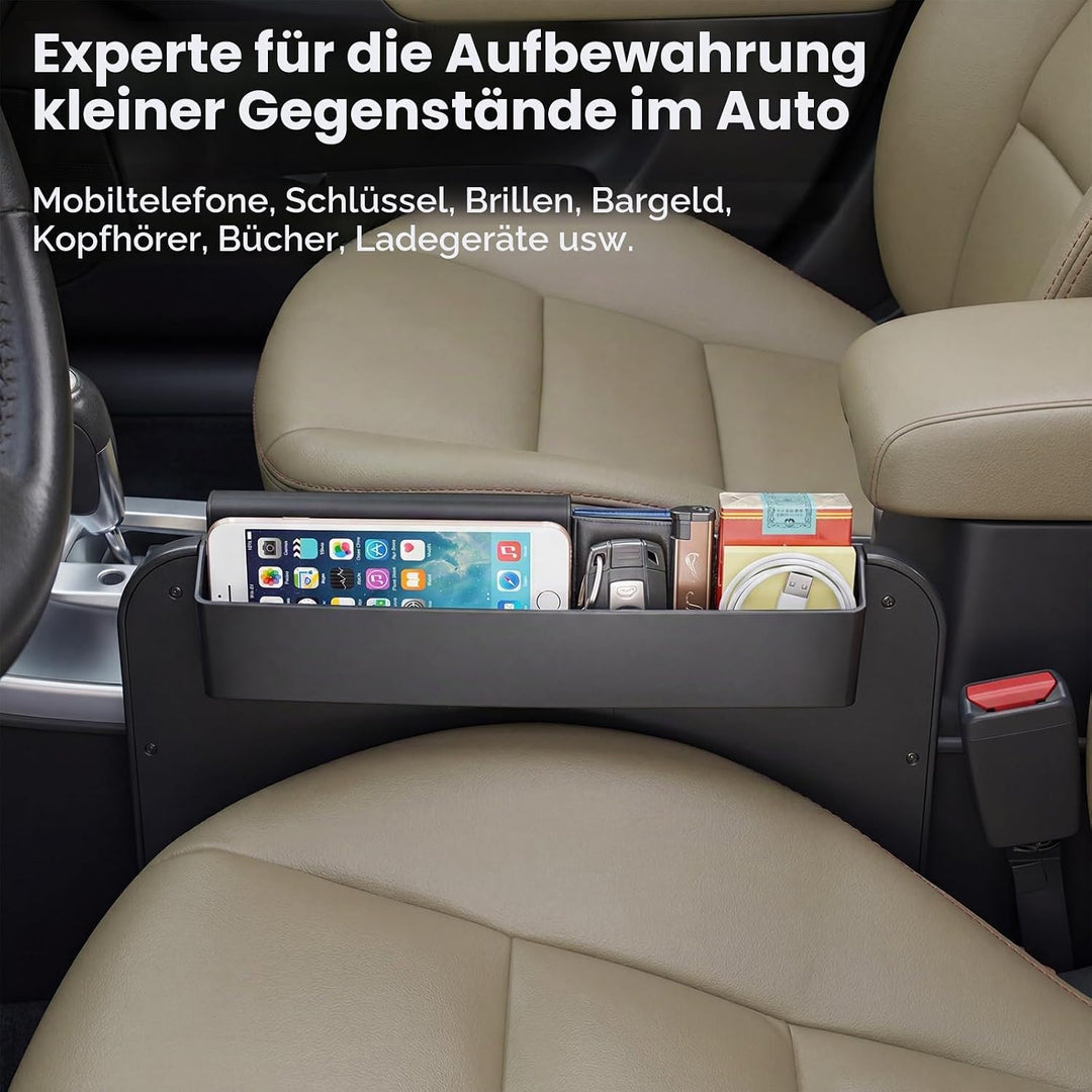 Auto Lenkrad Tisch Multifunktionaler Tragbarer Laptophalter &amp; Esstisch für Auto, 37 x 27.7 cm, Schwa