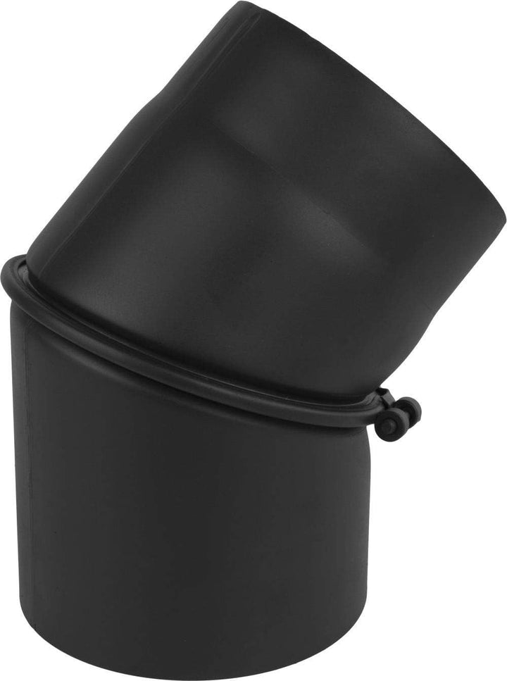 Ofenrohr Rauchrohr Kaminrohr Bogen Knie 45° 90° Doppelwandfutter Abgaswärmetauscher Radiator Wandros