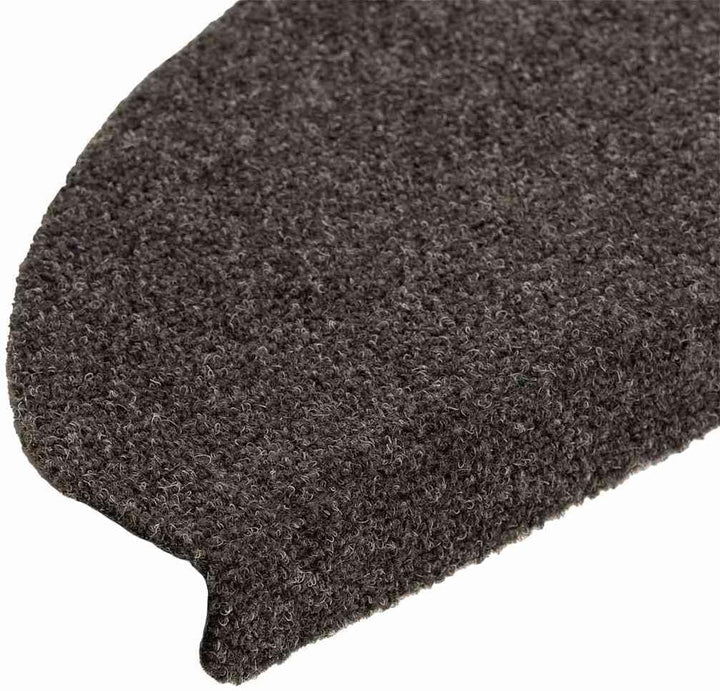 vidaXL Stufenmatten Selbstklebend 15 STK. 65x21x4 cm Anthrazit Halbrund Gross