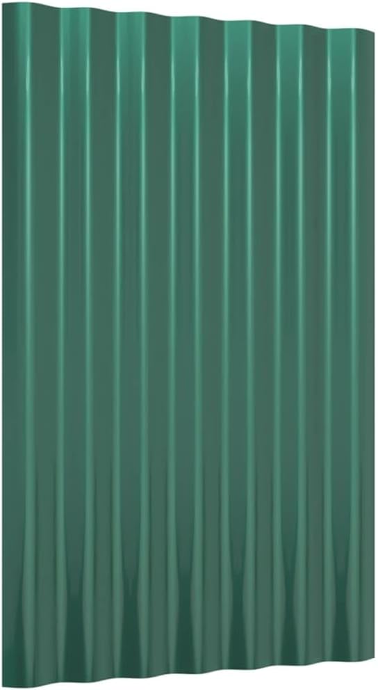 ACAGALA Dachpaneele Wellplatte aus Metall 60 x 36 cm | 36 STK. verzinkte Stahlbleche Wandplatte Meta