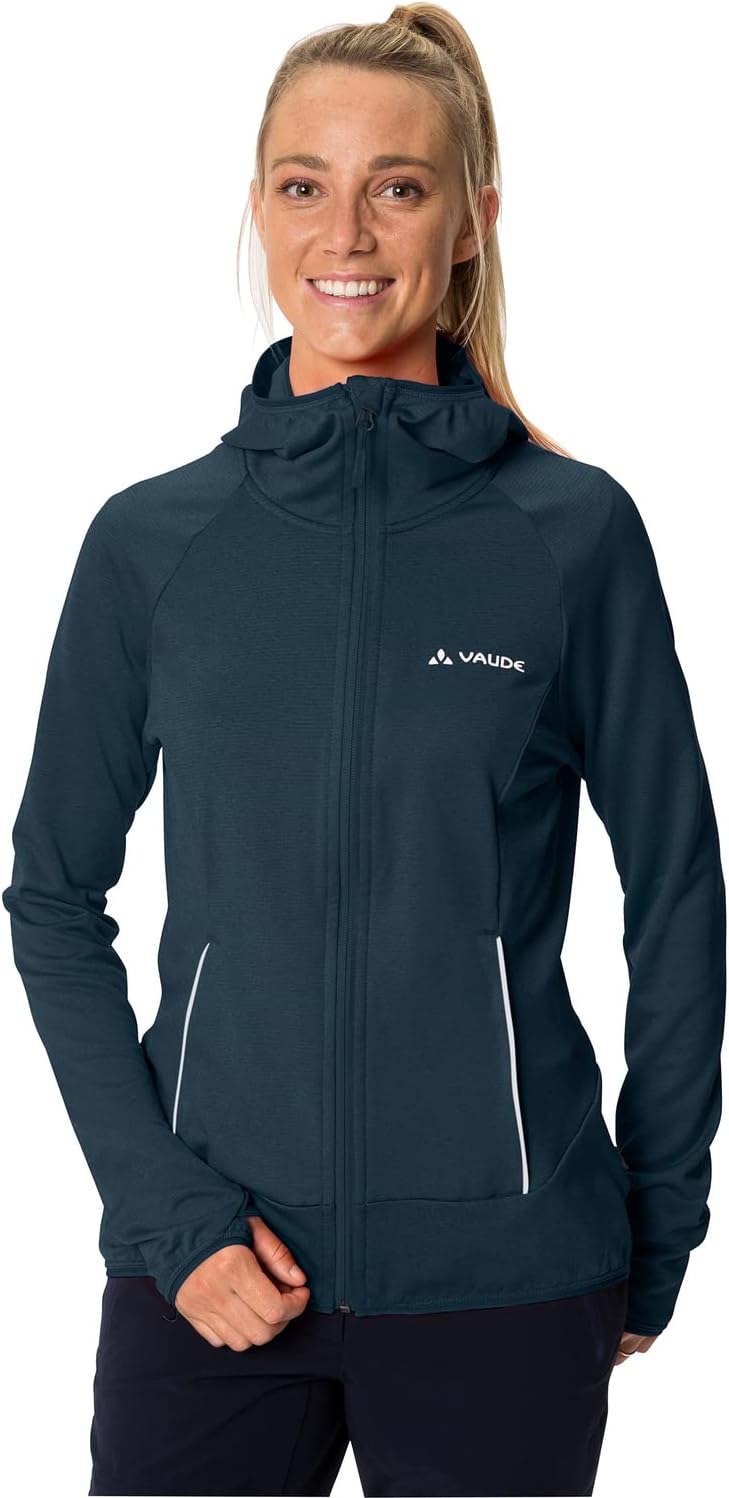 VAUDE Damen Women's Tekoa Fleece Jacket Ii Jacke 46 Dark Sea, 46 Dark Sea