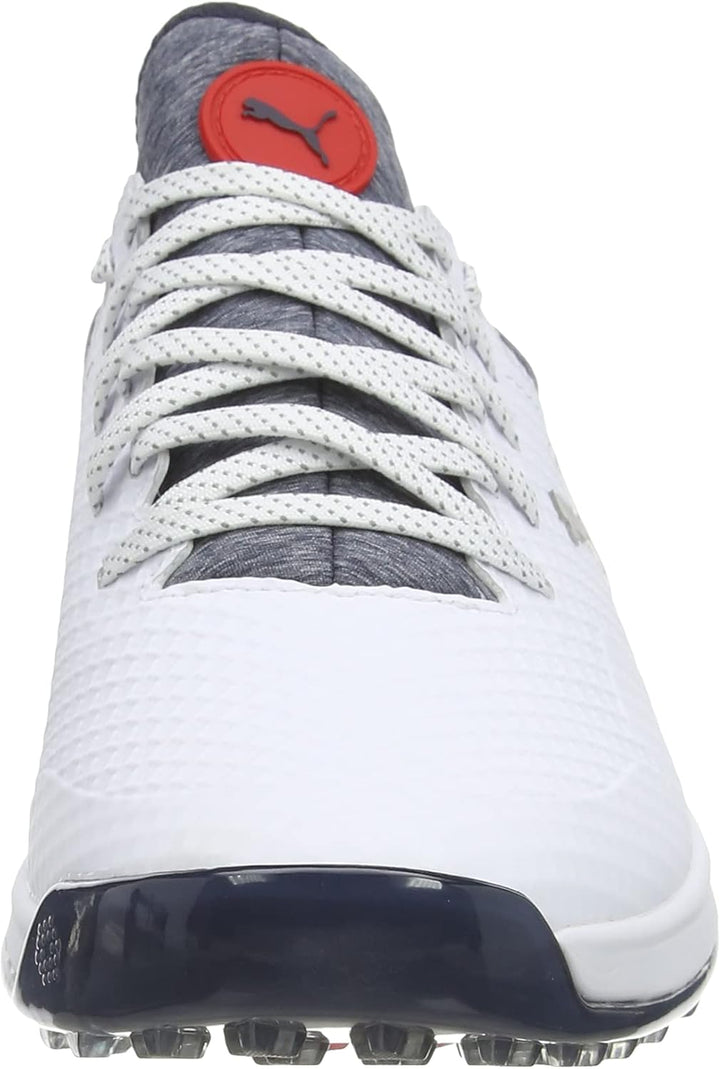 Puma Golf Herren PROADAPT ALPHACAT Spikeless wasserdichte Golfschuhe 42.5 EU Puma White Navy Blazer