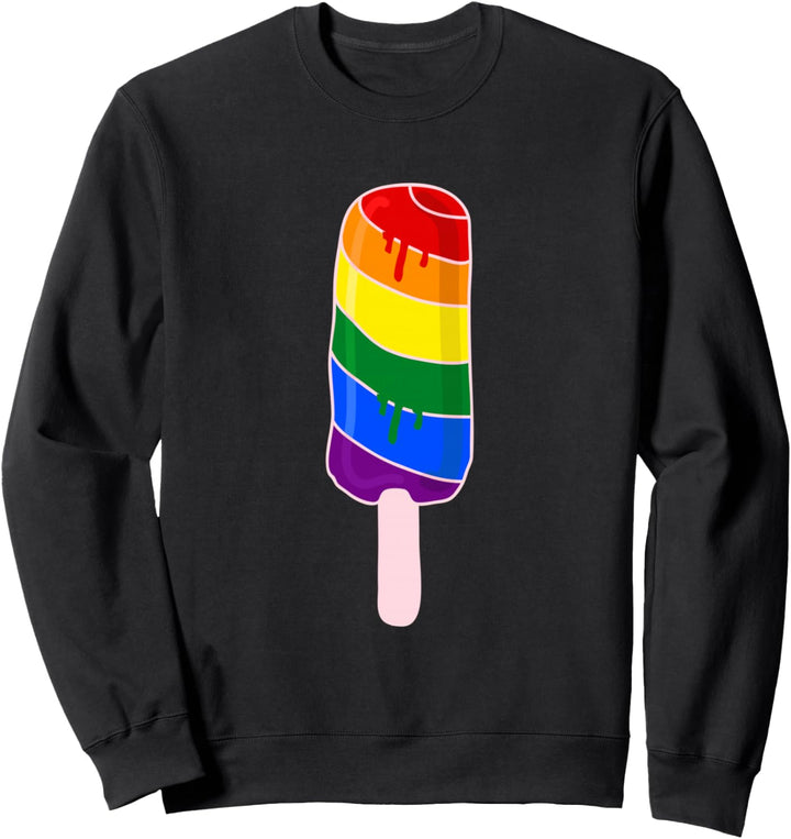LGBT Gay Lesbian Pride Regenbogen Flagge Stolz Monat Sweatshirt
