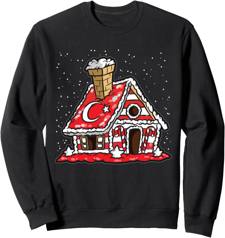 Türkisches Pfefferkuchenhaus | Weihnachten für Türken Sweatshirt
