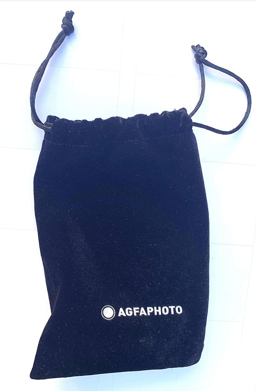 AgfaPhoto analoge 35mm Foto Kamera Black Set (B+W Film + Batterie) BLACK Kamera + Film S/W Kamera +