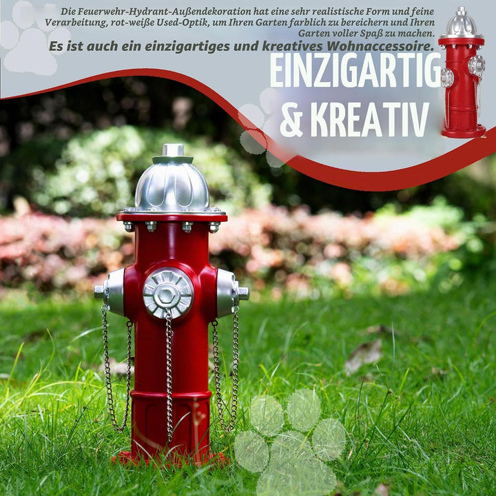 Prefdo Hunde-Feuer-Hydrant-Pfosten, Pee Post Trainingsstatue, für drinnen und draussen, Feuerhydrant