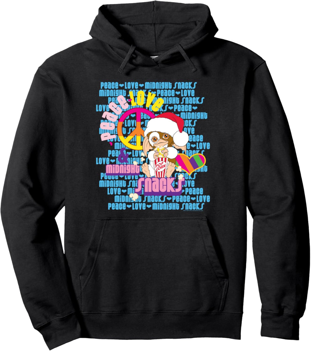 Gremlins Peace Love & Midnight Snacks Pullover Hoodie