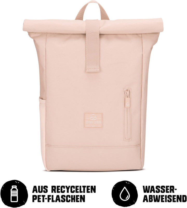 Johnny Urban Rucksack Kinder Mädchen Rosa - Junior Aaron - Kinderrucksack mit Brustgurt - Aus recyce