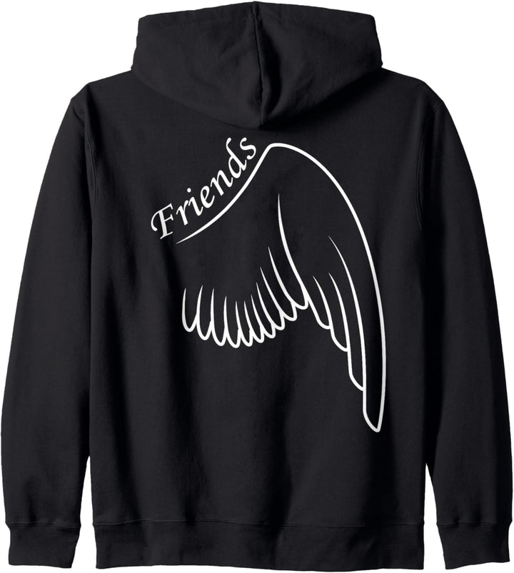 Beste Freunde Engelsflügel Best Friends Partnerlook Kapuzenjacke