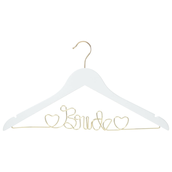 FOMIYES Hochzeitskleiderbügel Für Die Braut Brautbügel Brautaccessoire Brauthochzeitsandenken - Weis