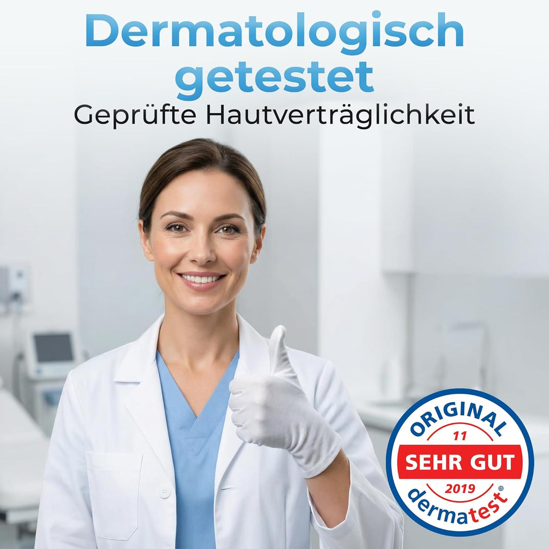Dermatest: Sehr Gut - Lavamed® Baumwollhandschuhe - extra weiche Baumwoll-Handschuhe aus 100% Baumwo