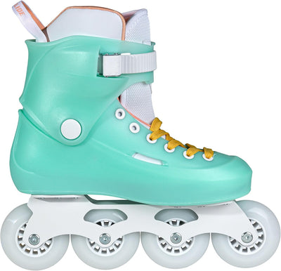 Powerslide Inline Skates Zoom Baby Blue 80, Unisex für Herren und Damen in Blau, 80mm/85A Rollen, AB