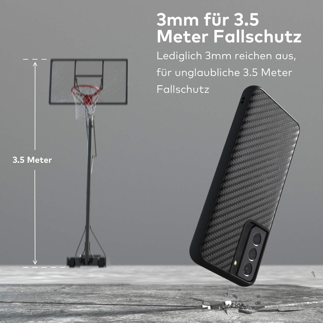 RhinoShield Case kompatibel mit [Samsung Galaxy S21] | SolidSuit - Schockabsorbierende Dünne Schutzh