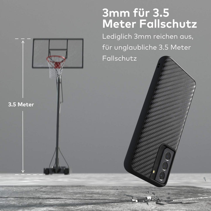 RhinoShield Case kompatibel mit [Samsung Galaxy S21] | SolidSuit - Schockabsorbierende Dünne Schutzh