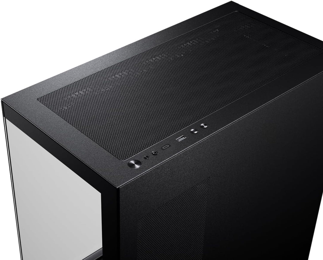 Phanteks 523 XT View Computergehäuse/Spielschrank – Schwarz | 3 x 120 mm ARGB-Lüfter vorinstalliert