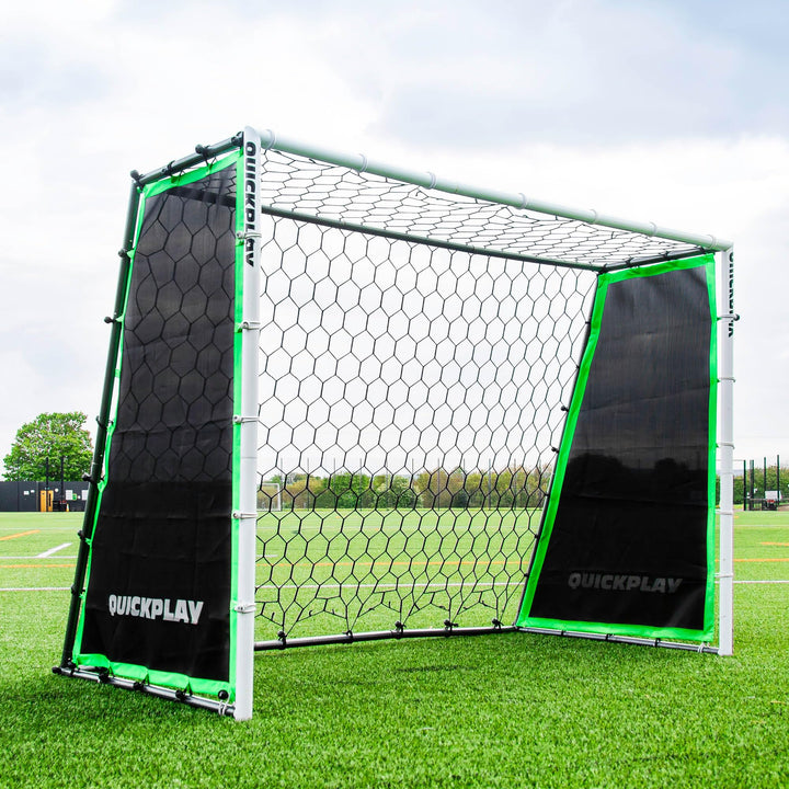 QUICKPLAY Tekkers GS Trainer 3-in-1: Rebounder und 7x5' Tor für kraftvolles Üben Grosses, ultrarespo