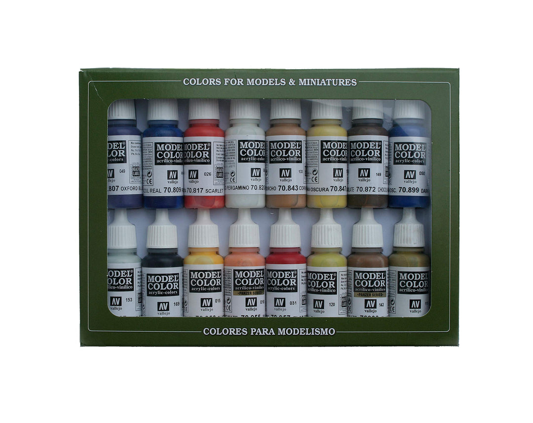 Vallejo 070147 Farbset, Amerikanische Kolonialzeit, 16x17 ml