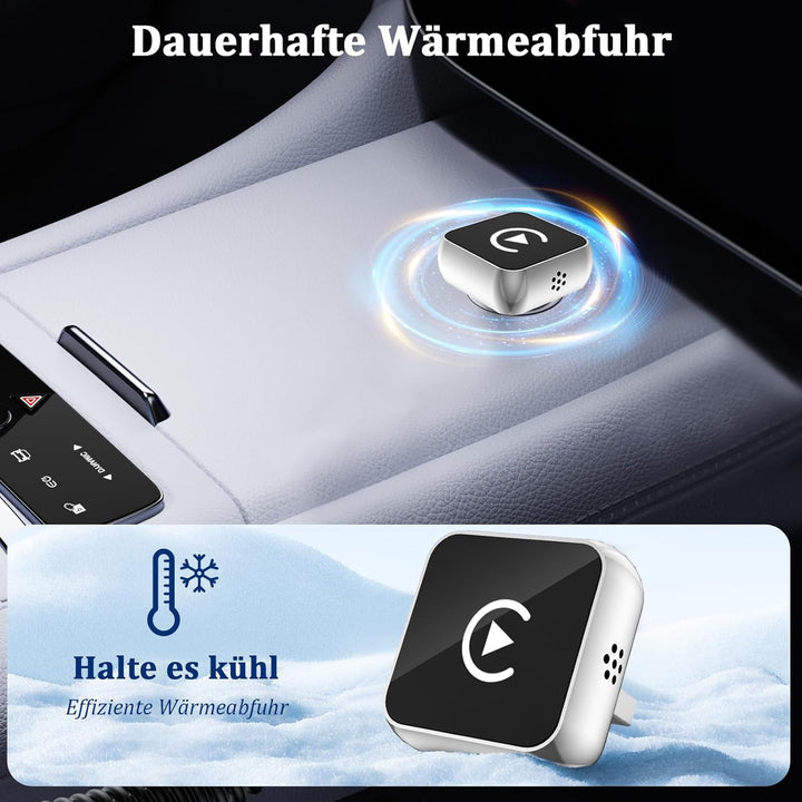 2 in 1 Carplay Wireless Adapter & Android Auto Adapter,USB-A/Typ-C Wired Auf Wireless Kompatibel Mit