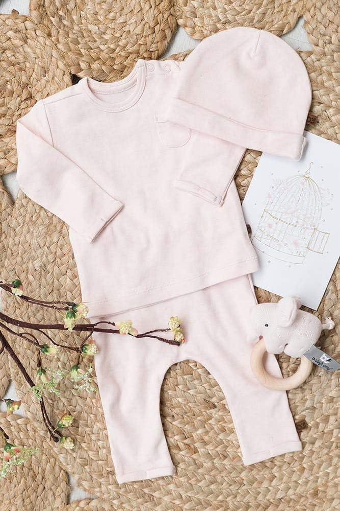 Baby's Only - Melange Baby Hose - Babybekleidung - Grösse 68 - Für Mädchen und Jungen - 100% Biologi