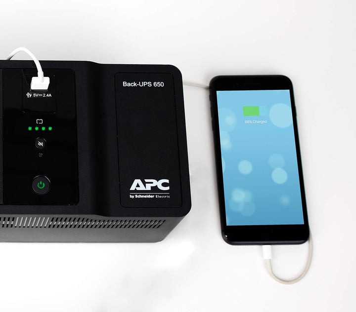 APC Back-Ups es - BE650G2-GR - Unterbrechungsfreie Stromversorgung 650VA (8 Schuko Ausgänge, Überspa