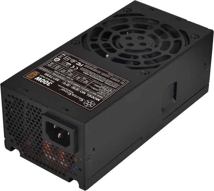 SilverStone SST-TX300 - TFX Serie, 300W 80 Plus Bronze geräuscharmes PC-Netzteil mit 80mm-Lüfter