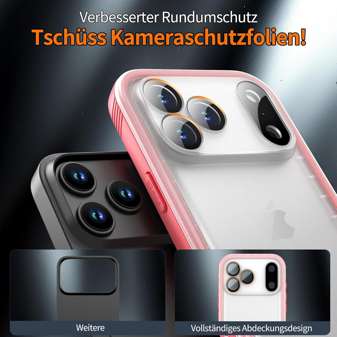 Cozycase TOP Militärschutz wasserdichte 360 Hülle Für iPhone 17 Pro | Outdoor Panzerhülle Full Armor