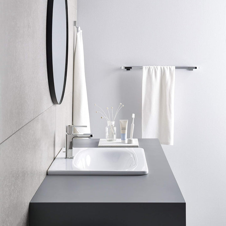 Grohe 41056000 Selection | Accessoires-Doppelter Bademantelhaken | supersteel | 41049DC0 Chrom Badet