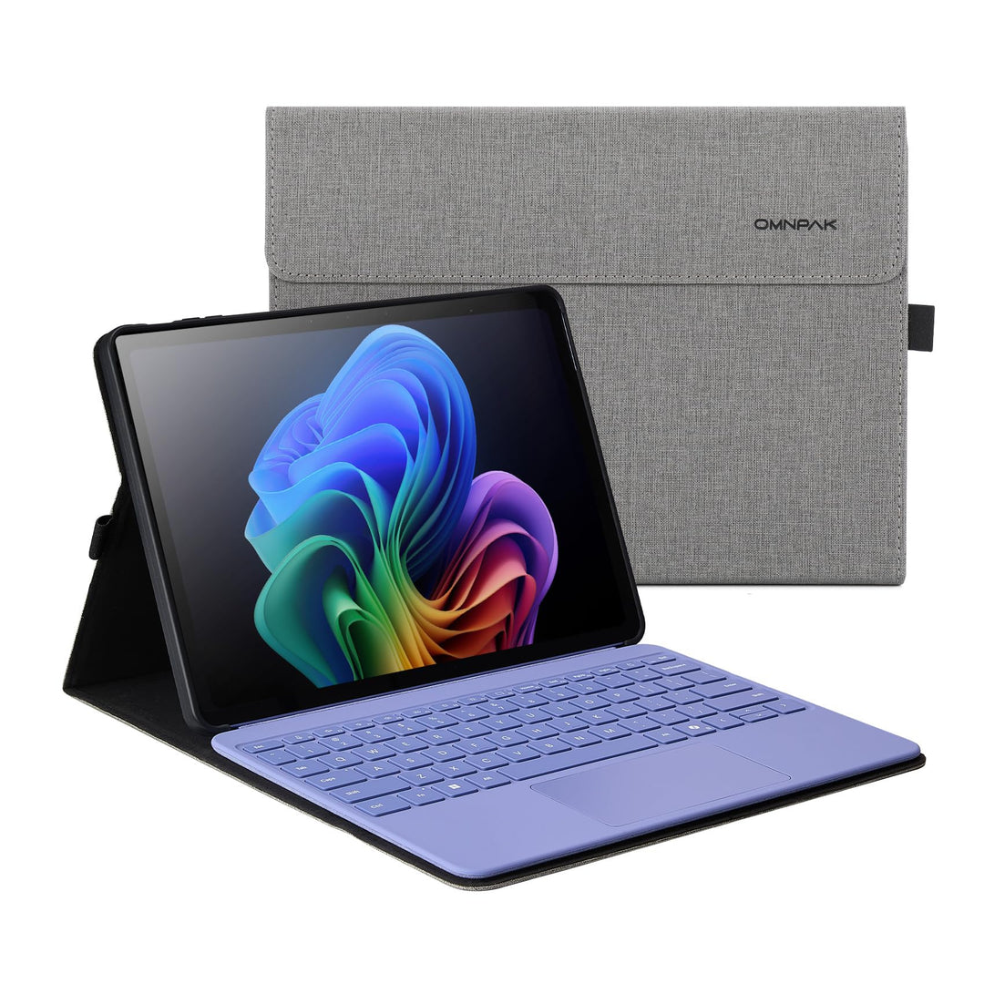 Omnpak Hülle für Microsoft Surface Pro 12 （2025 ） 12 Zoll, Lightweight Protective, Multiple Angle, S