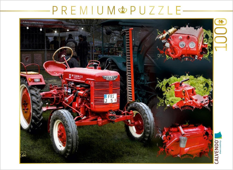 CALVENDO Puzzle Oldtimer Traktor McCormick 1000 Teile Lege-Grösse 64 x 48 cm Foto-Puzzle Bild von Pe