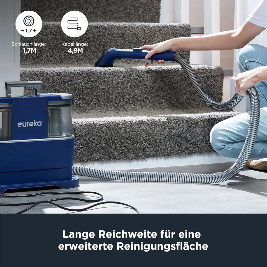 Eureka NEY100 Waschsauger, Teppichreiniger, Polsterreiniger | für Sofa, Vorleger, Polster, Auto | Na