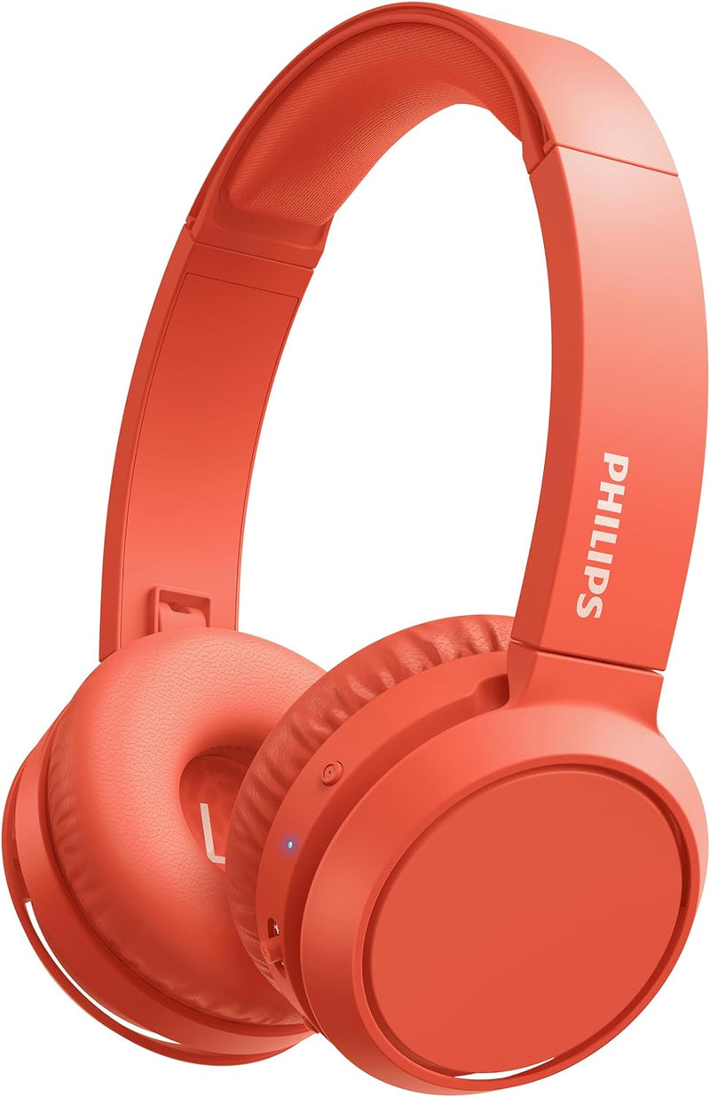 PHILIPS Audio TAH4205RD/00 On Ear Kopfhörer mit Bass Boost Taste (Bluetooth, 29 Stunden Wiedergabeze